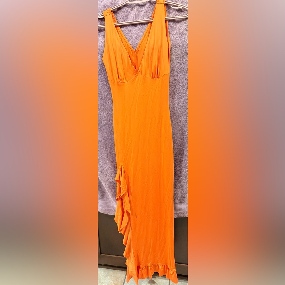 Vibrant Orange Dress. Also in color pink, blue, and yellow.  BNWT